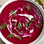 Roasted Red Beet & Coconut Soup - arianascuisineofmarin.com